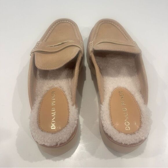Donald Pliner Hillie Suede Sherpa Slide size 7.5 - Picture 7 of 8